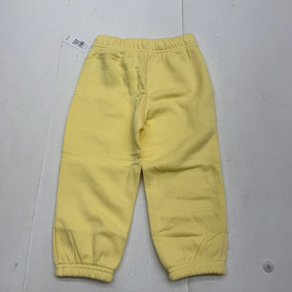 Gap Sweatpants Pants Toddler Boys 2T Yellow Fleece Mickey Mouse Disney Joggers